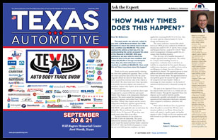 September 2019 Texas Automotive Magazine Robert L McDorman