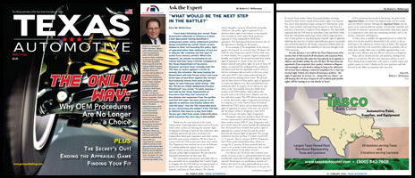 March 2020 Texas Automotive Magazine Robert L McDorman