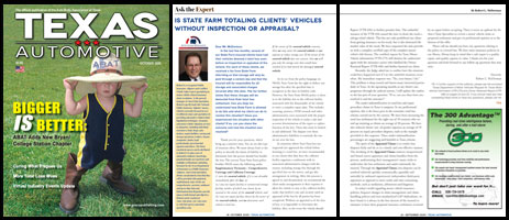 October 2020 Texas Automotive Magazine Robert L McDorman